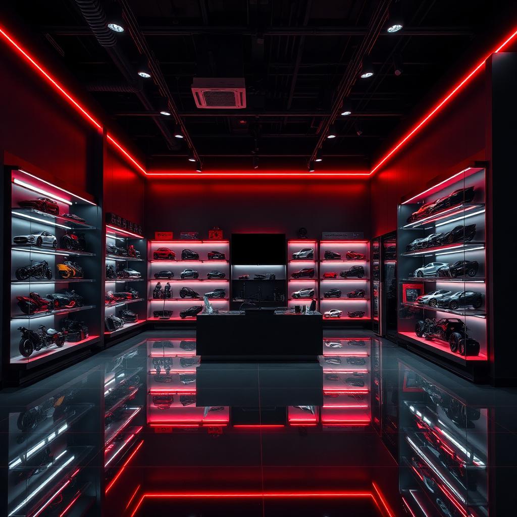 VKNDHA Car Accessories Parts showroom with premium car accessories